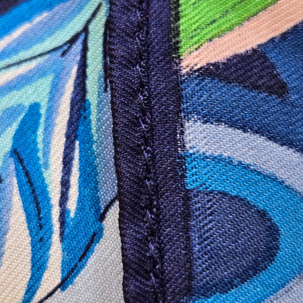 NEW Echo Square Silk Scarf Blue Birds - Picture 10 of 10